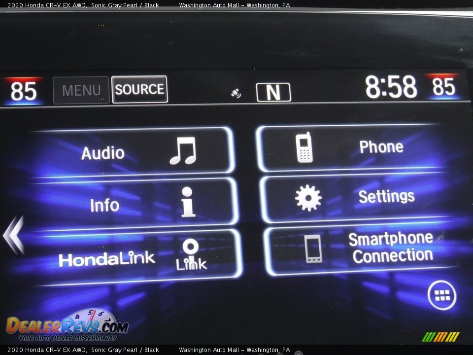 2020 Honda CR-V EX AWD Sonic Gray Pearl / Black Photo #18