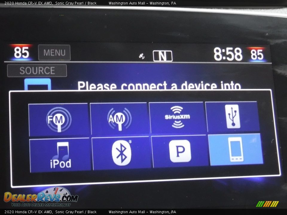 2020 Honda CR-V EX AWD Sonic Gray Pearl / Black Photo #19