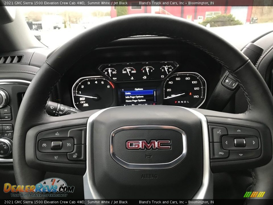 2021 GMC Sierra 1500 Elevation Crew Cab 4WD Steering Wheel Photo #25