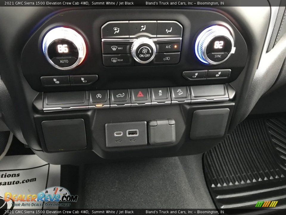 Controls of 2021 GMC Sierra 1500 Elevation Crew Cab 4WD Photo #34