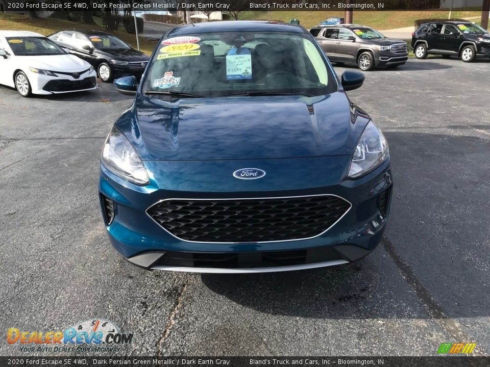 2020 Ford Escape SE 4WD Dark Persian Green Metallic / Dark Earth Gray Photo #3