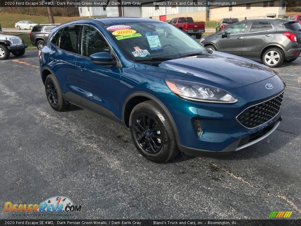 2020 Ford Escape SE 4WD Dark Persian Green Metallic / Dark Earth Gray Photo #4