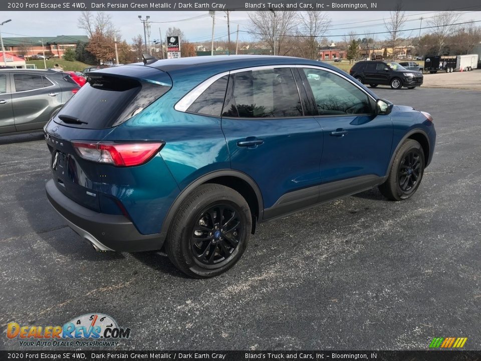 2020 Ford Escape SE 4WD Dark Persian Green Metallic / Dark Earth Gray Photo #6