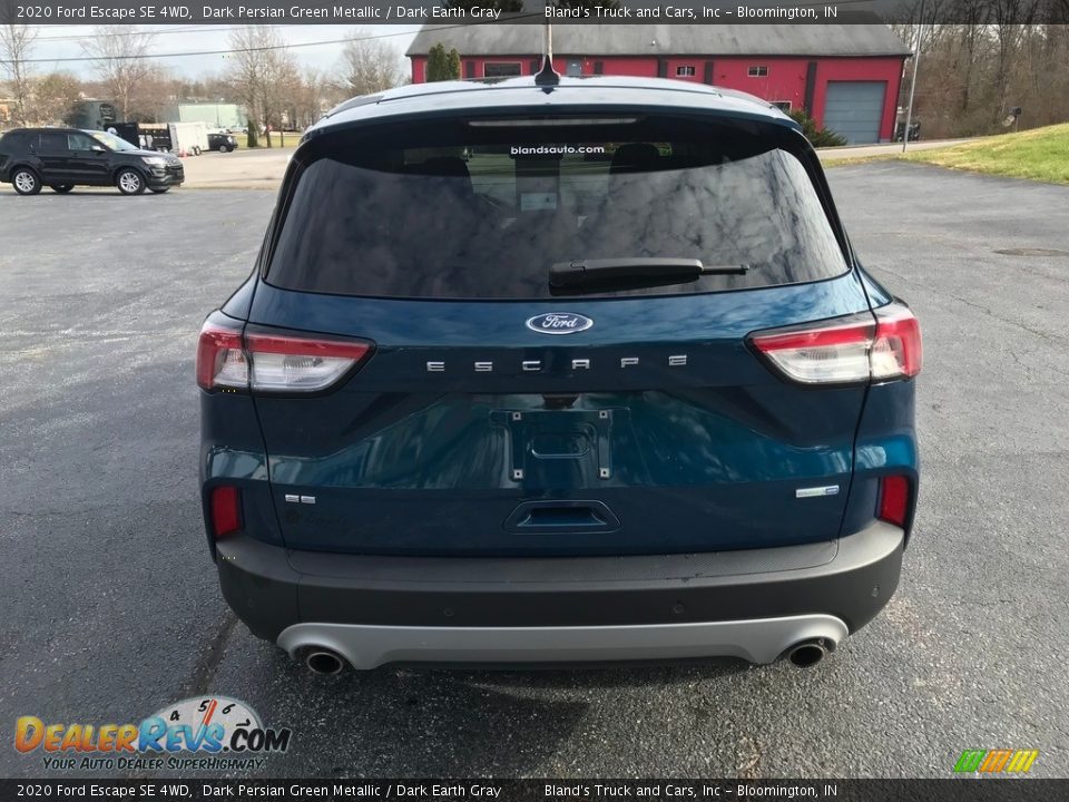 2020 Ford Escape SE 4WD Dark Persian Green Metallic / Dark Earth Gray Photo #7