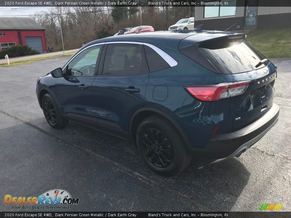 2020 Ford Escape SE 4WD Dark Persian Green Metallic / Dark Earth Gray Photo #9