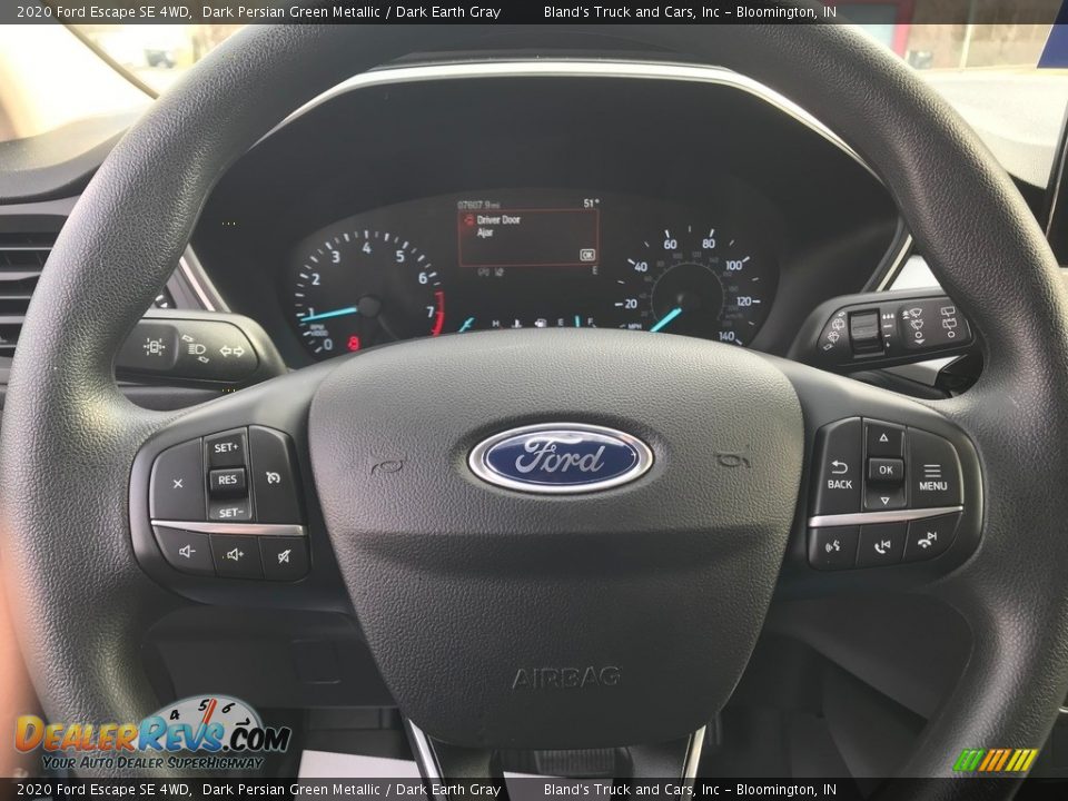 2020 Ford Escape SE 4WD Dark Persian Green Metallic / Dark Earth Gray Photo #19