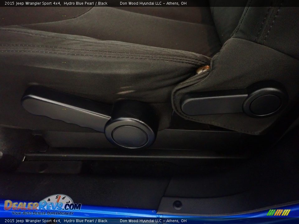 2015 Jeep Wrangler Sport 4x4 Hydro Blue Pearl / Black Photo #20