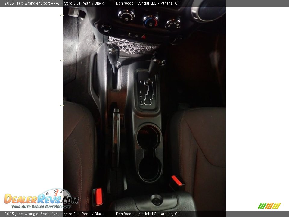 2015 Jeep Wrangler Sport 4x4 Hydro Blue Pearl / Black Photo #28