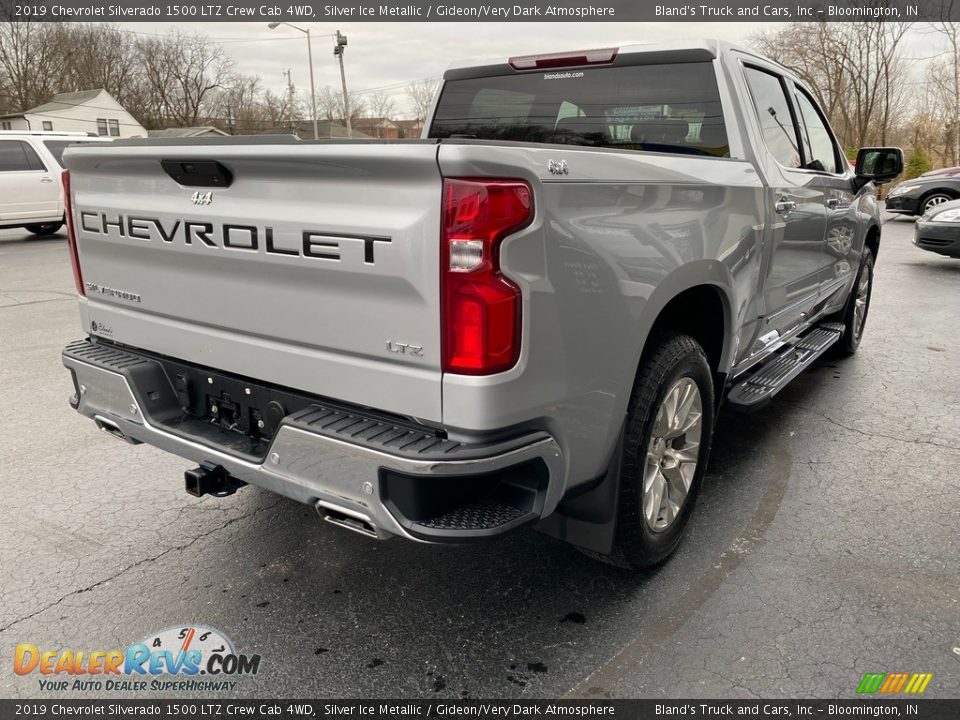 2019 Chevrolet Silverado 1500 LTZ Crew Cab 4WD Silver Ice Metallic / Gideon/Very Dark Atmosphere Photo #5