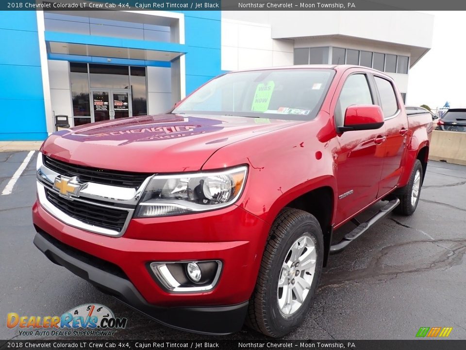 2018 Chevrolet Colorado LT Crew Cab 4x4 Cajun Red Tintcoat / Jet Black Photo #2