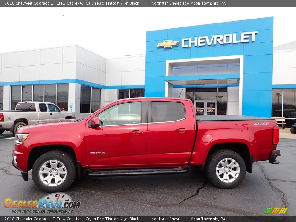 2018 Chevrolet Colorado LT Crew Cab 4x4 Cajun Red Tintcoat / Jet Black Photo #3