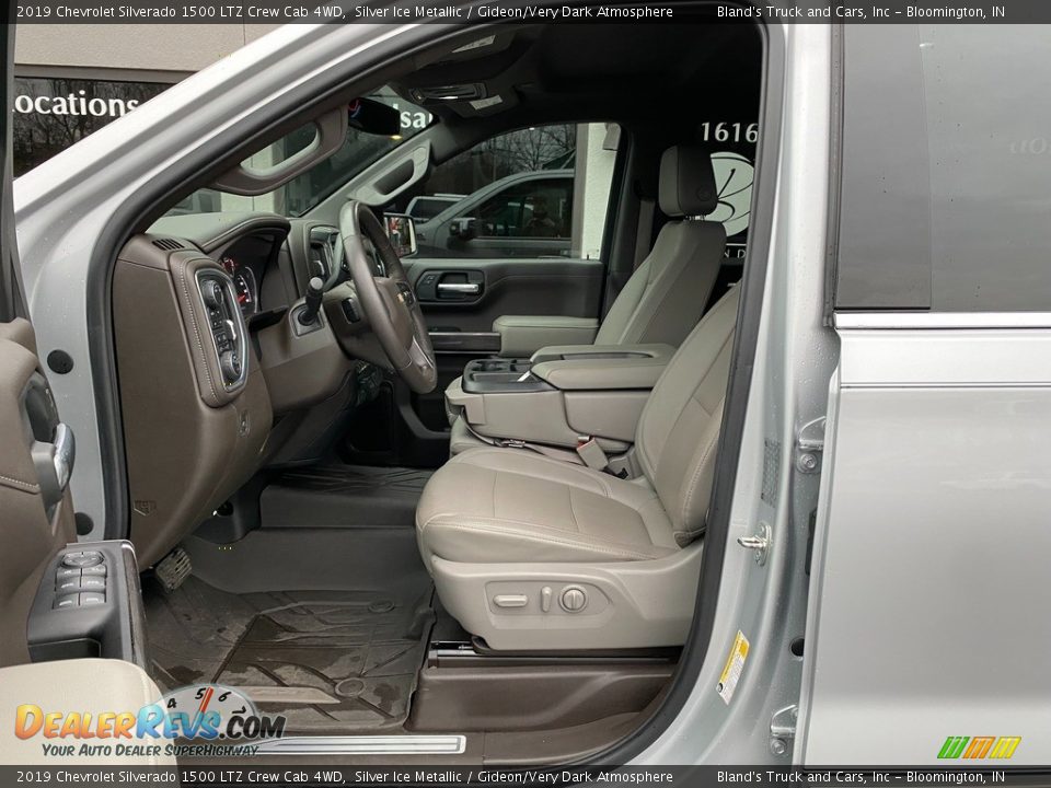 2019 Chevrolet Silverado 1500 LTZ Crew Cab 4WD Silver Ice Metallic / Gideon/Very Dark Atmosphere Photo #11