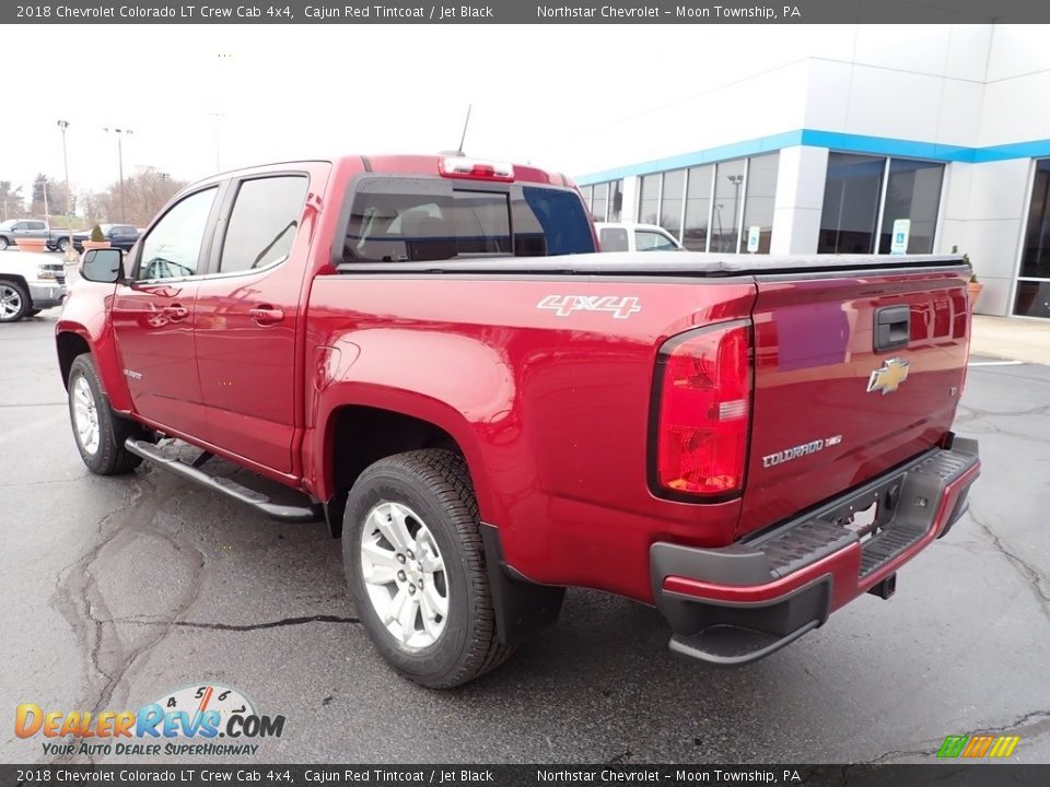 2018 Chevrolet Colorado LT Crew Cab 4x4 Cajun Red Tintcoat / Jet Black Photo #4