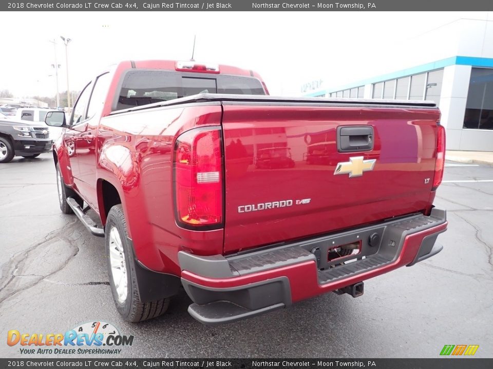 2018 Chevrolet Colorado LT Crew Cab 4x4 Cajun Red Tintcoat / Jet Black Photo #5