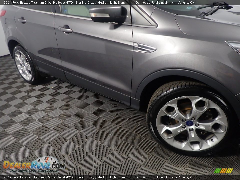 2014 Ford Escape Titanium 2.0L EcoBoost 4WD Sterling Gray / Medium Light Stone Photo #5