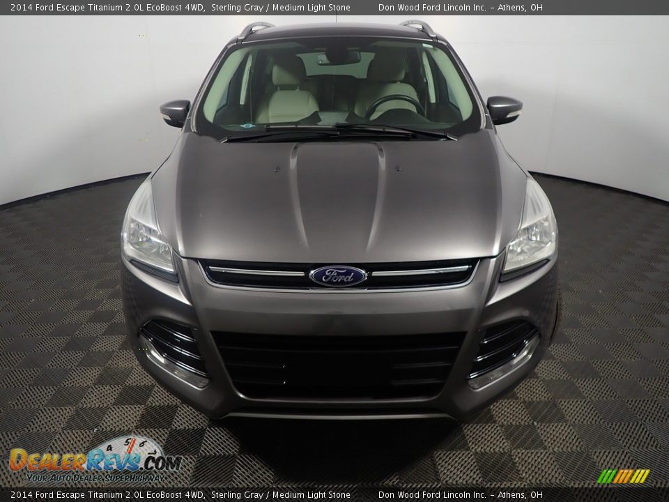 2014 Ford Escape Titanium 2.0L EcoBoost 4WD Sterling Gray / Medium Light Stone Photo #6