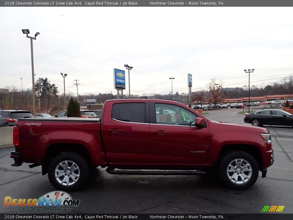 2018 Chevrolet Colorado LT Crew Cab 4x4 Cajun Red Tintcoat / Jet Black Photo #9