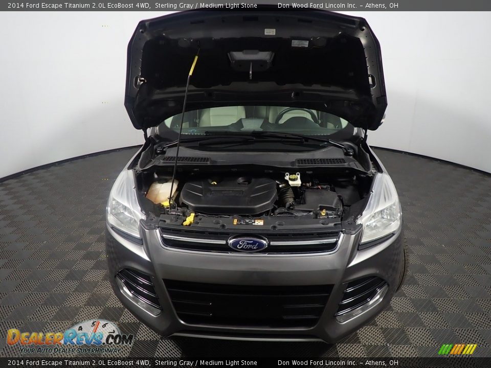 2014 Ford Escape Titanium 2.0L EcoBoost 4WD Sterling Gray / Medium Light Stone Photo #7