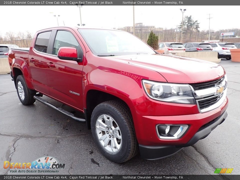 2018 Chevrolet Colorado LT Crew Cab 4x4 Cajun Red Tintcoat / Jet Black Photo #10