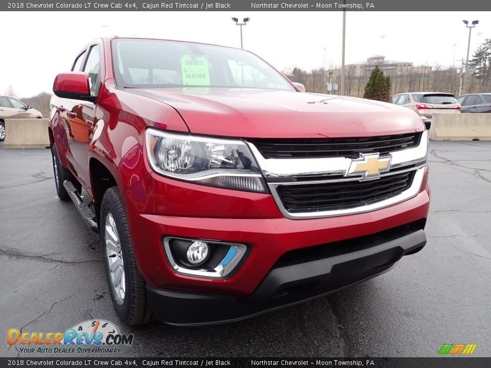 2018 Chevrolet Colorado LT Crew Cab 4x4 Cajun Red Tintcoat / Jet Black Photo #11