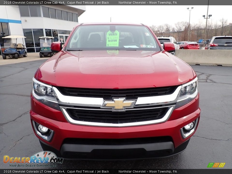 2018 Chevrolet Colorado LT Crew Cab 4x4 Cajun Red Tintcoat / Jet Black Photo #12