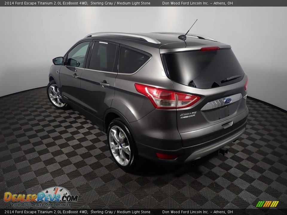 2014 Ford Escape Titanium 2.0L EcoBoost 4WD Sterling Gray / Medium Light Stone Photo #13