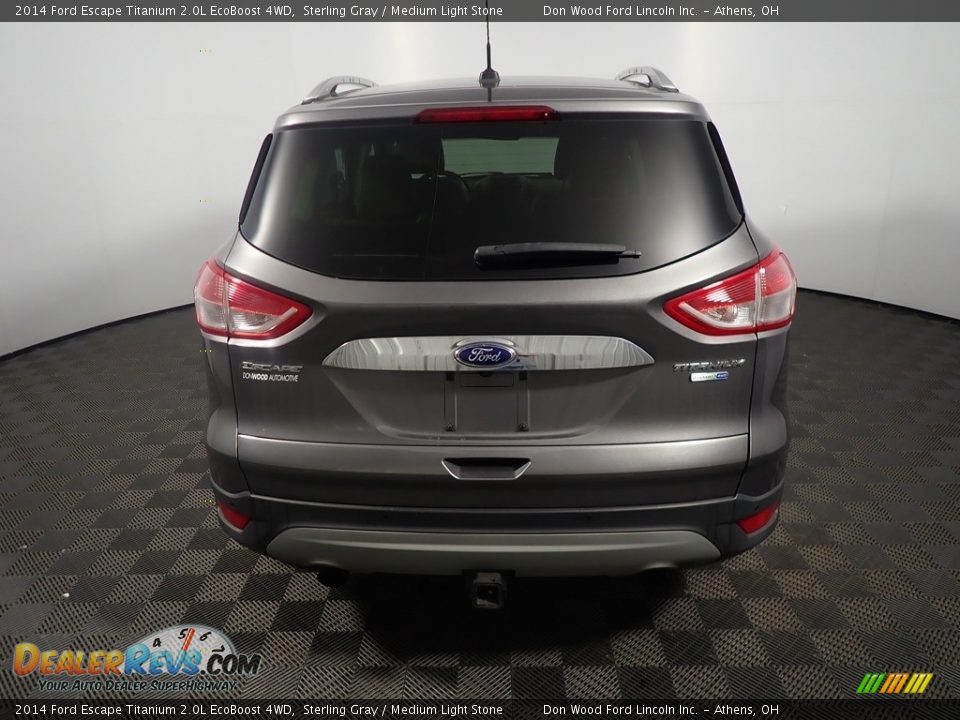 2014 Ford Escape Titanium 2.0L EcoBoost 4WD Sterling Gray / Medium Light Stone Photo #14