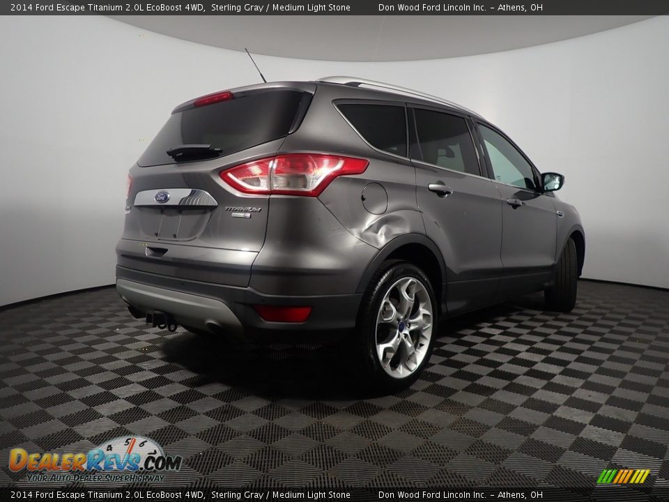 2014 Ford Escape Titanium 2.0L EcoBoost 4WD Sterling Gray / Medium Light Stone Photo #17