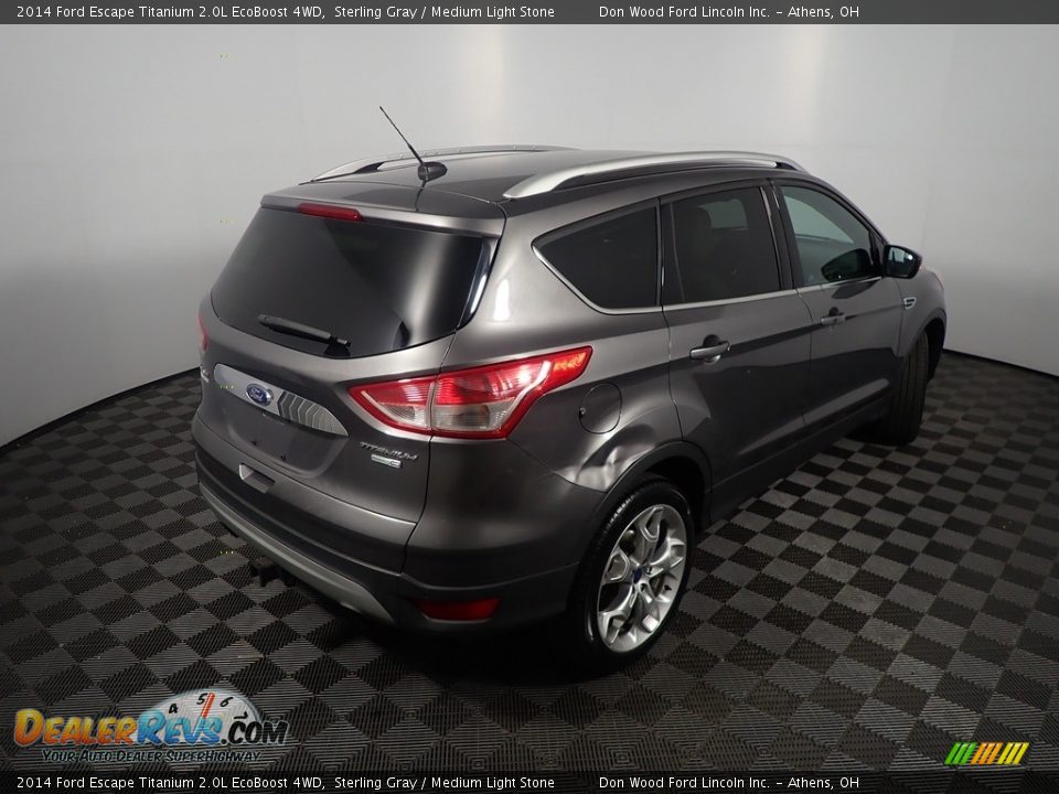 2014 Ford Escape Titanium 2.0L EcoBoost 4WD Sterling Gray / Medium Light Stone Photo #18