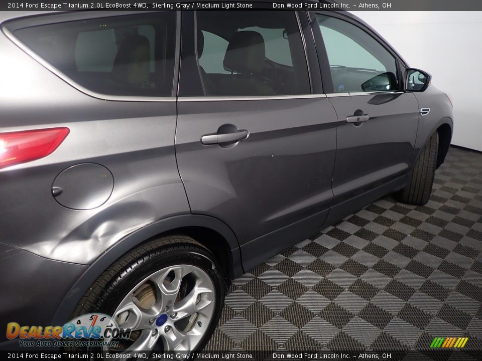 2014 Ford Escape Titanium 2.0L EcoBoost 4WD Sterling Gray / Medium Light Stone Photo #20