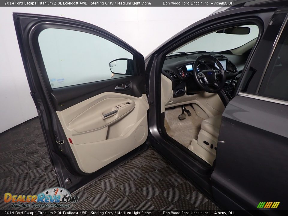 2014 Ford Escape Titanium 2.0L EcoBoost 4WD Sterling Gray / Medium Light Stone Photo #21