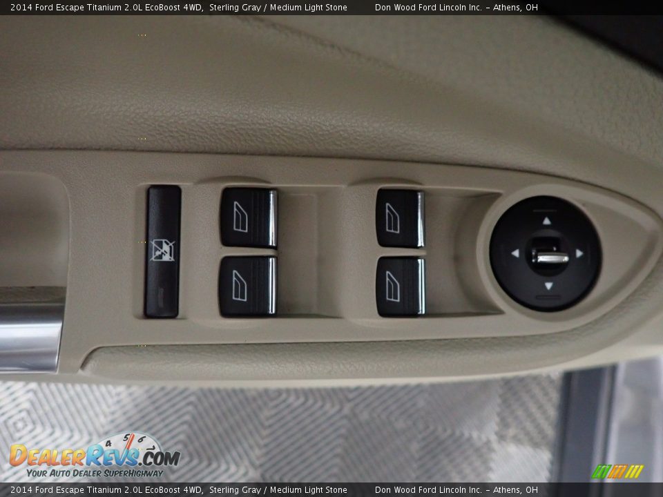 2014 Ford Escape Titanium 2.0L EcoBoost 4WD Sterling Gray / Medium Light Stone Photo #23