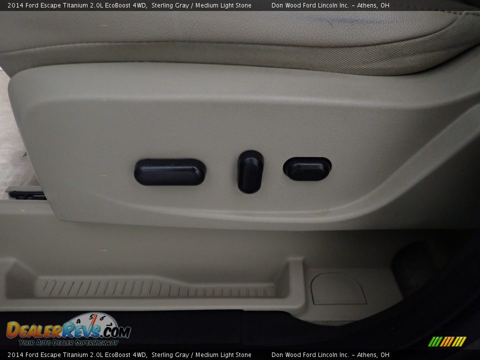 2014 Ford Escape Titanium 2.0L EcoBoost 4WD Sterling Gray / Medium Light Stone Photo #25