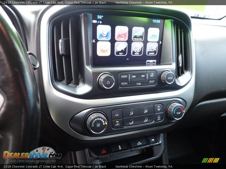 2018 Chevrolet Colorado LT Crew Cab 4x4 Cajun Red Tintcoat / Jet Black Photo #27