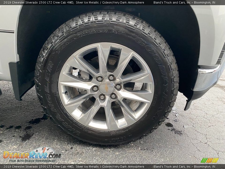 2019 Chevrolet Silverado 1500 LTZ Crew Cab 4WD Silver Ice Metallic / Gideon/Very Dark Atmosphere Photo #36