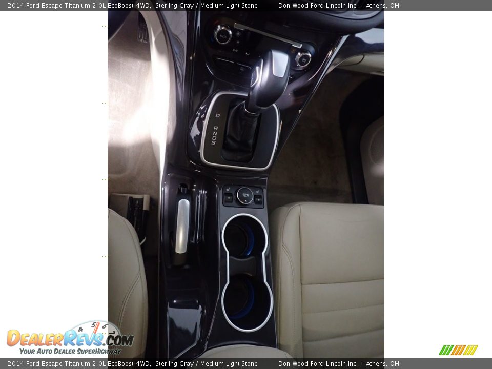 2014 Ford Escape Titanium 2.0L EcoBoost 4WD Sterling Gray / Medium Light Stone Photo #34