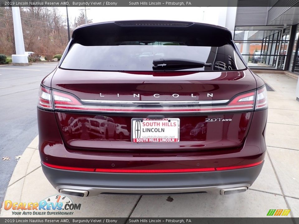 2019 Lincoln Nautilus Reserve AWD Burgundy Velvet / Ebony Photo #4