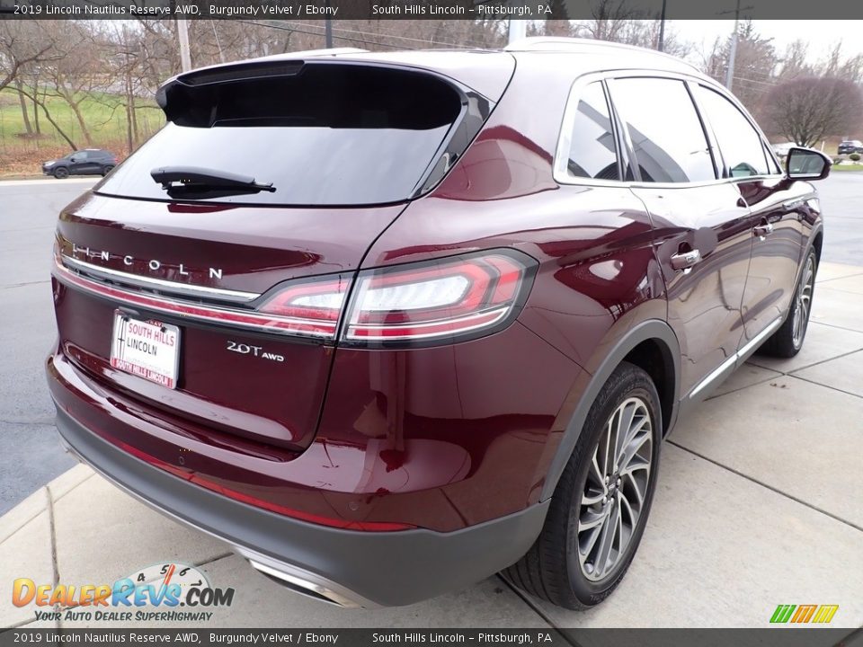 2019 Lincoln Nautilus Reserve AWD Burgundy Velvet / Ebony Photo #6