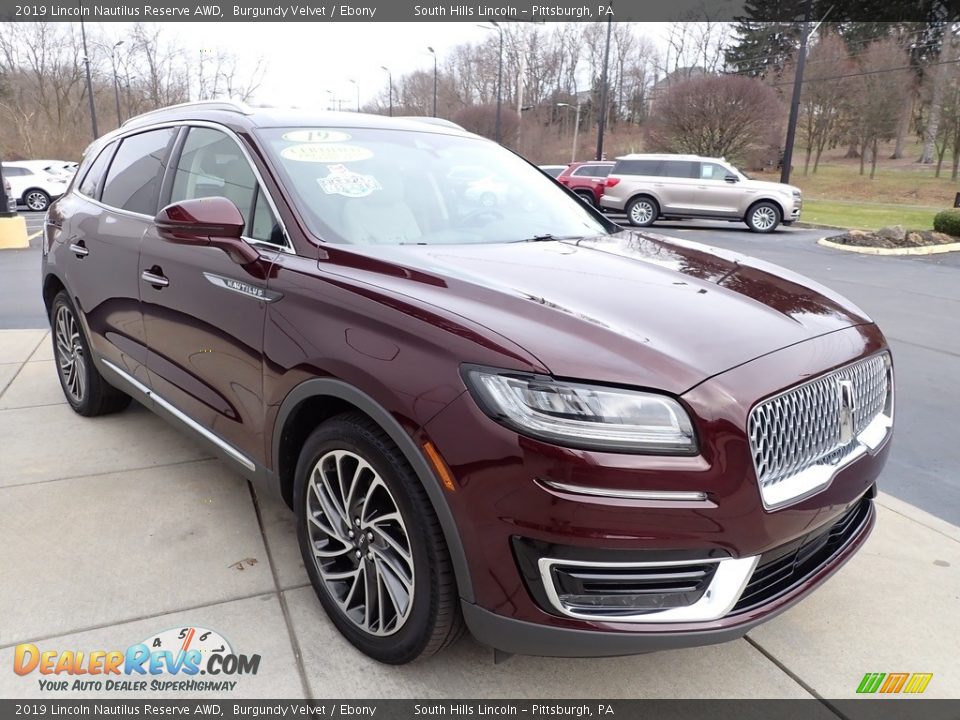 2019 Lincoln Nautilus Reserve AWD Burgundy Velvet / Ebony Photo #8