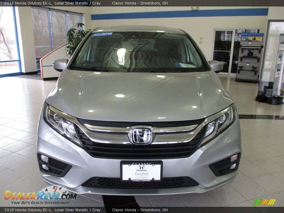 2018 Honda Odyssey EX-L Lunar Silver Metallic / Gray Photo #2