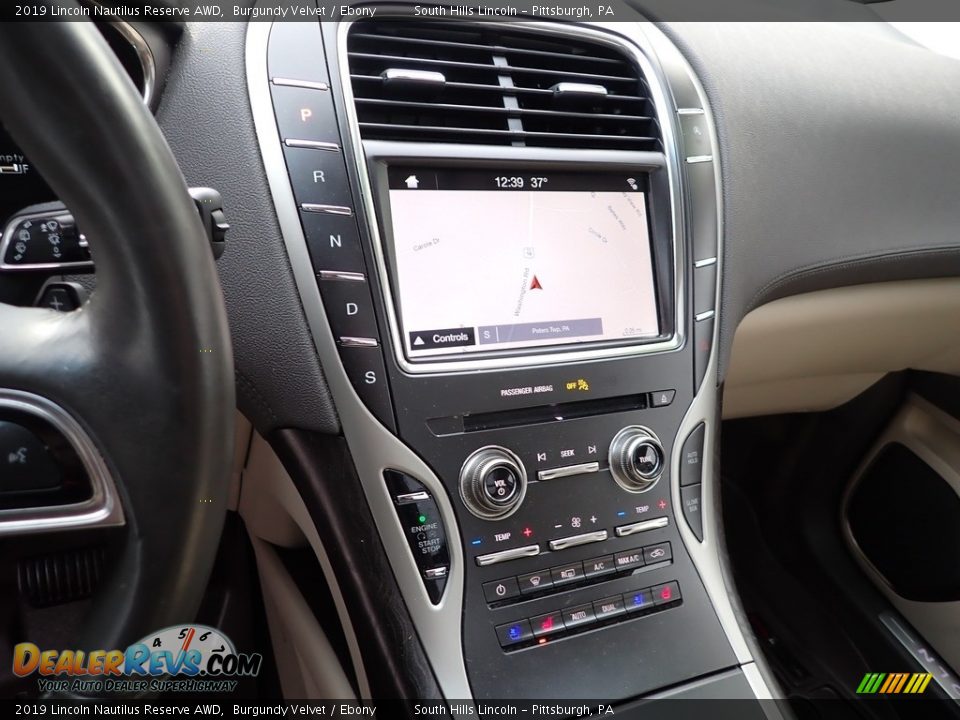 2019 Lincoln Nautilus Reserve AWD Burgundy Velvet / Ebony Photo #22