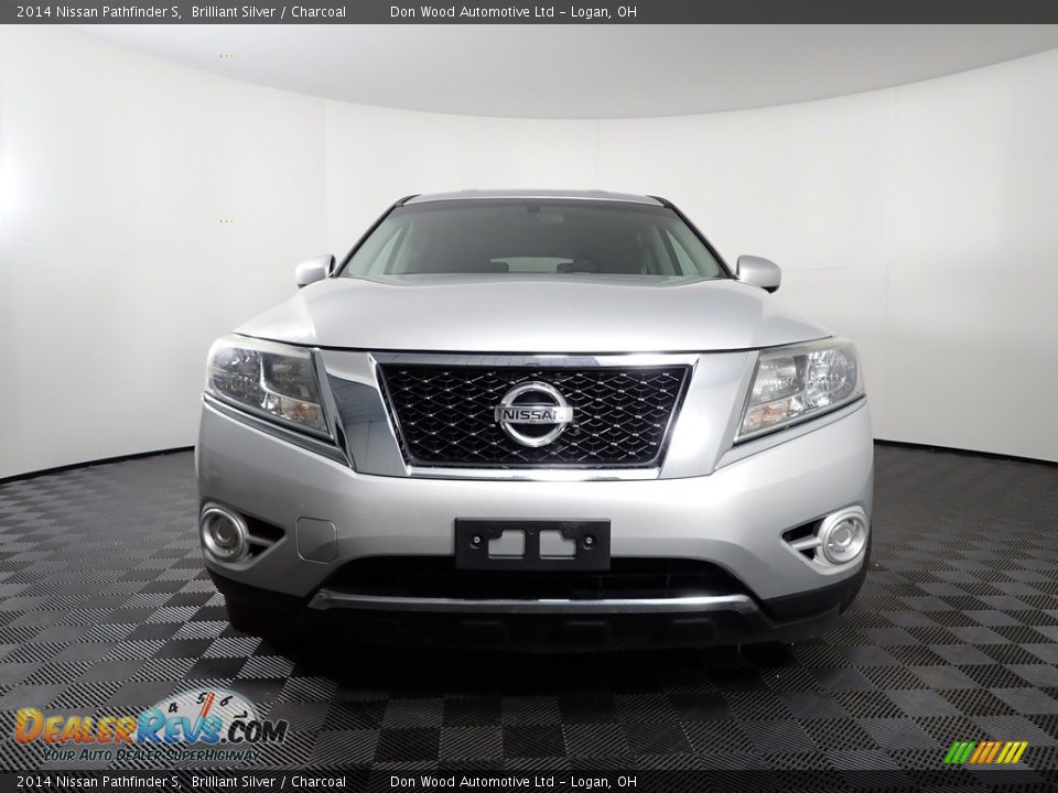 2014 Nissan Pathfinder S Brilliant Silver / Charcoal Photo #3