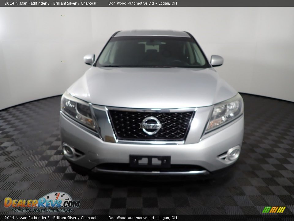 2014 Nissan Pathfinder S Brilliant Silver / Charcoal Photo #4