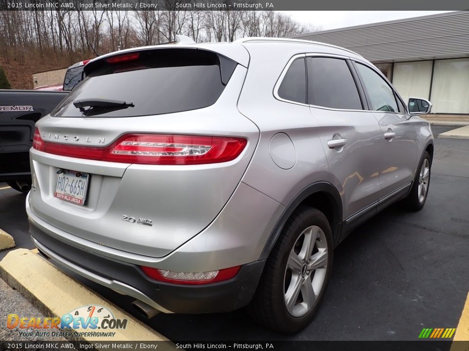 2015 Lincoln MKC AWD Ingot Silver Metallic / Ebony Photo #3