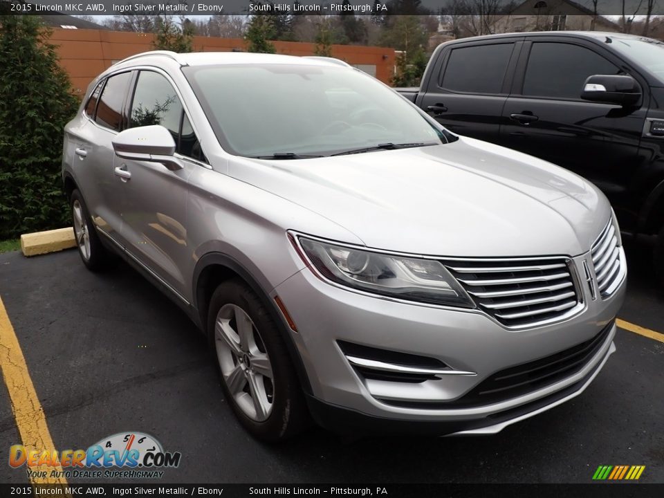 2015 Lincoln MKC AWD Ingot Silver Metallic / Ebony Photo #4