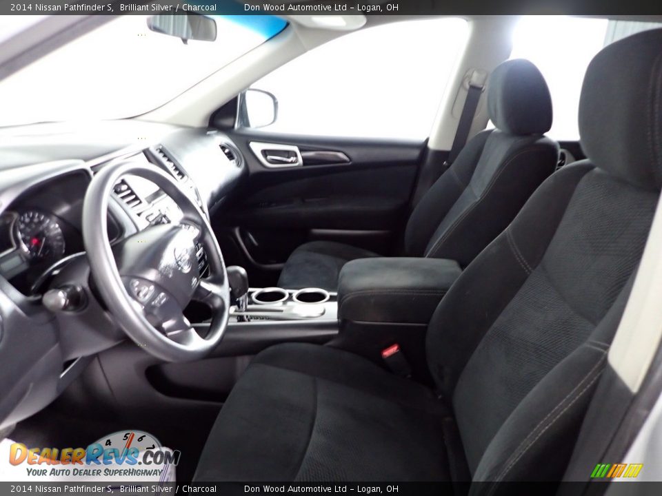2014 Nissan Pathfinder S Brilliant Silver / Charcoal Photo #17