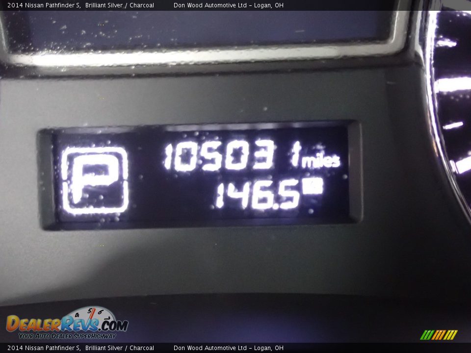 2014 Nissan Pathfinder S Brilliant Silver / Charcoal Photo #21