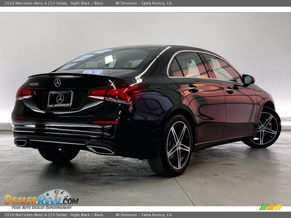 2019 Mercedes-Benz A 220 Sedan Night Black / Black Photo #13