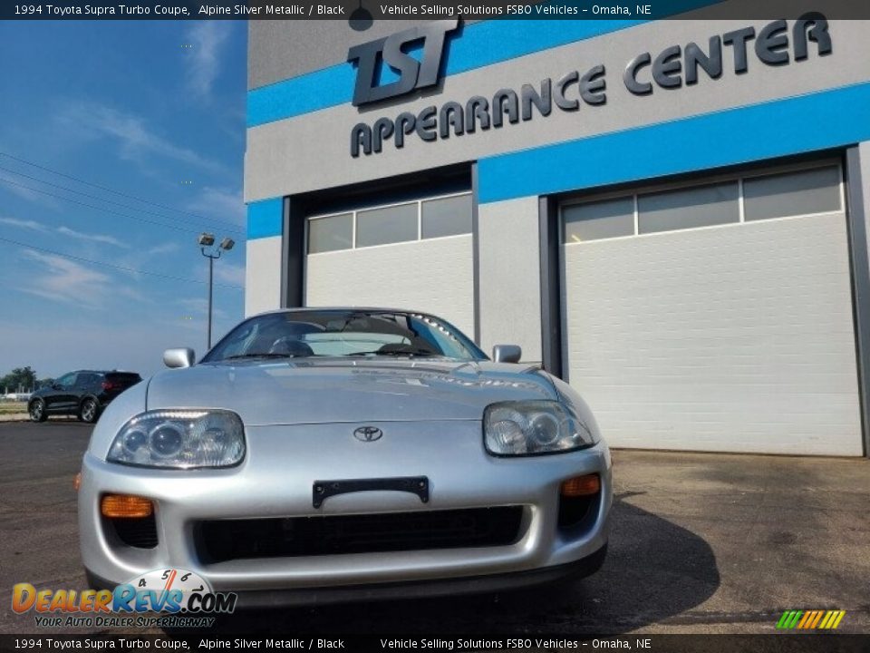 1994 Toyota Supra Turbo Coupe Alpine Silver Metallic / Black Photo #1