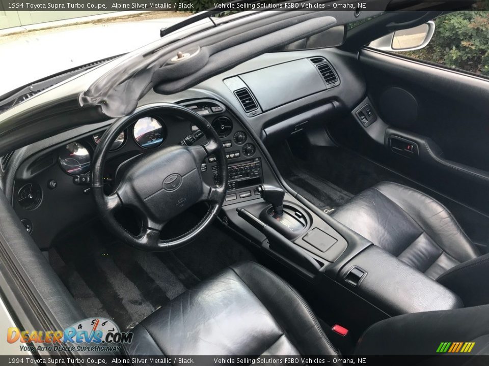 Black Interior - 1994 Toyota Supra Turbo Coupe Photo #2